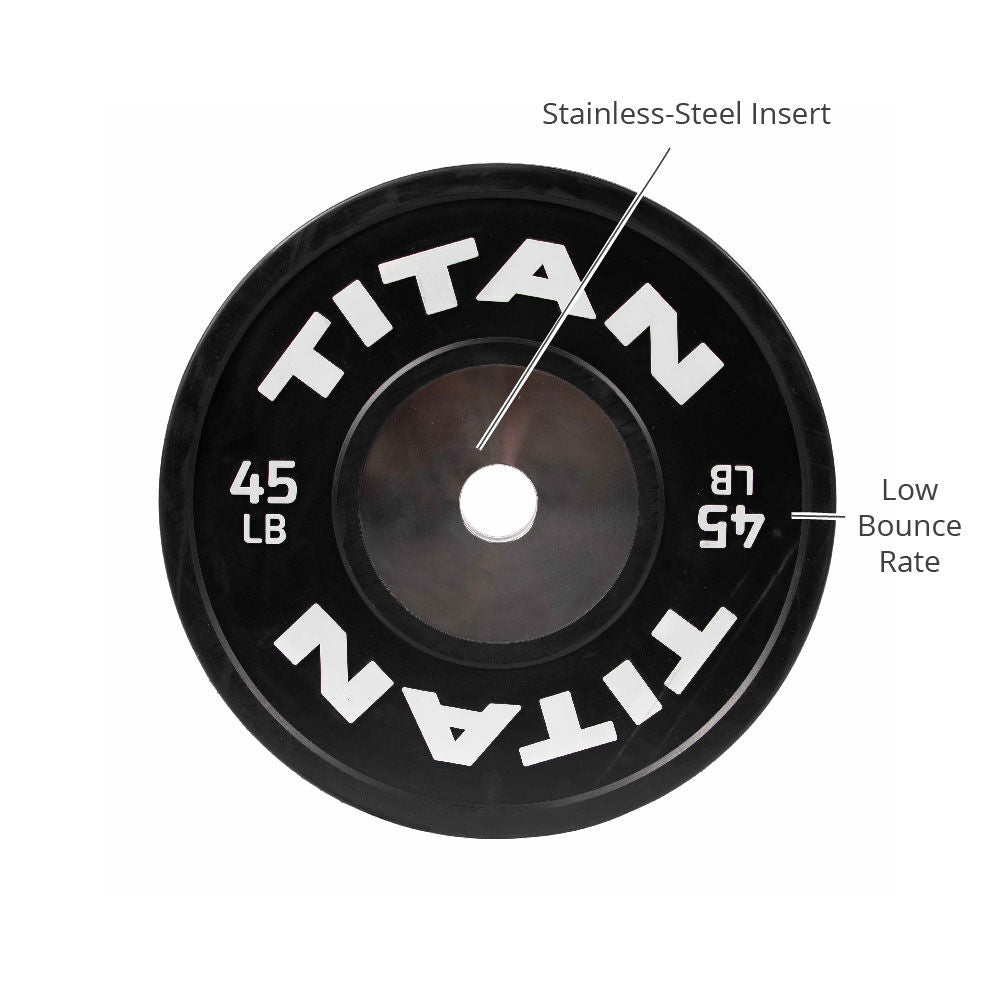 SCRATCH AND DENT - 45 LB Single Elite Bumper Plate - FINAL SALE