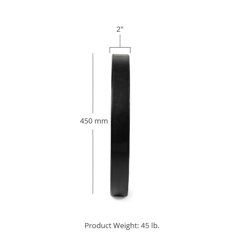SCRATCH AND DENT - 45 LB Single Elite Bumper Plate - FINAL SALE - view 2