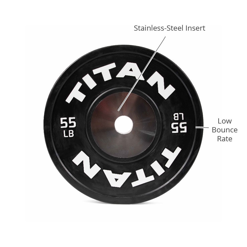 Scratch and Dent - 55 LB Single Elite Bumper Plate - FINAL SALE - view 3