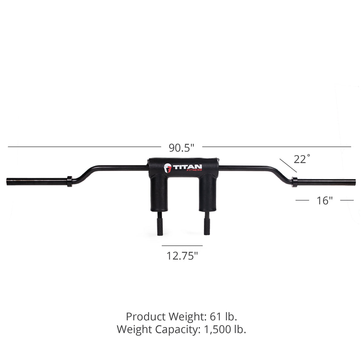 TITAN Series Safety Squat Bar
