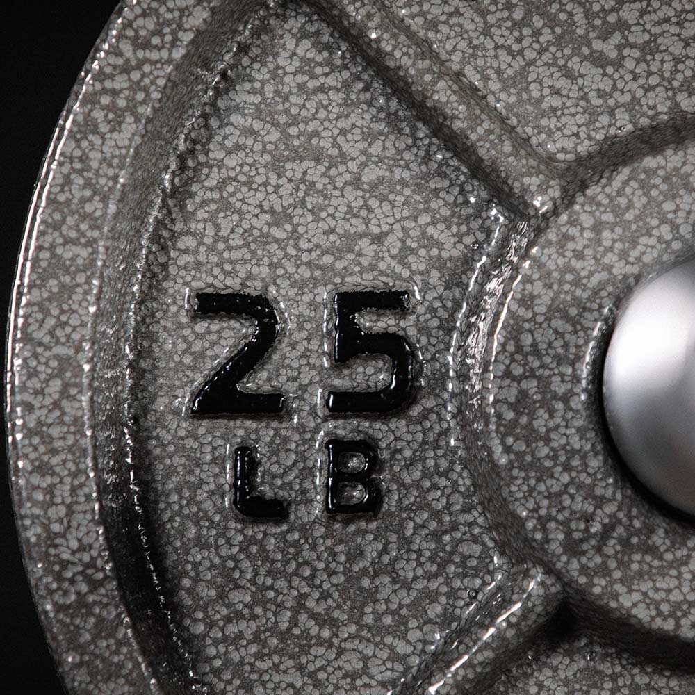 25 LB Cast Iron Olympic Plates - Pair