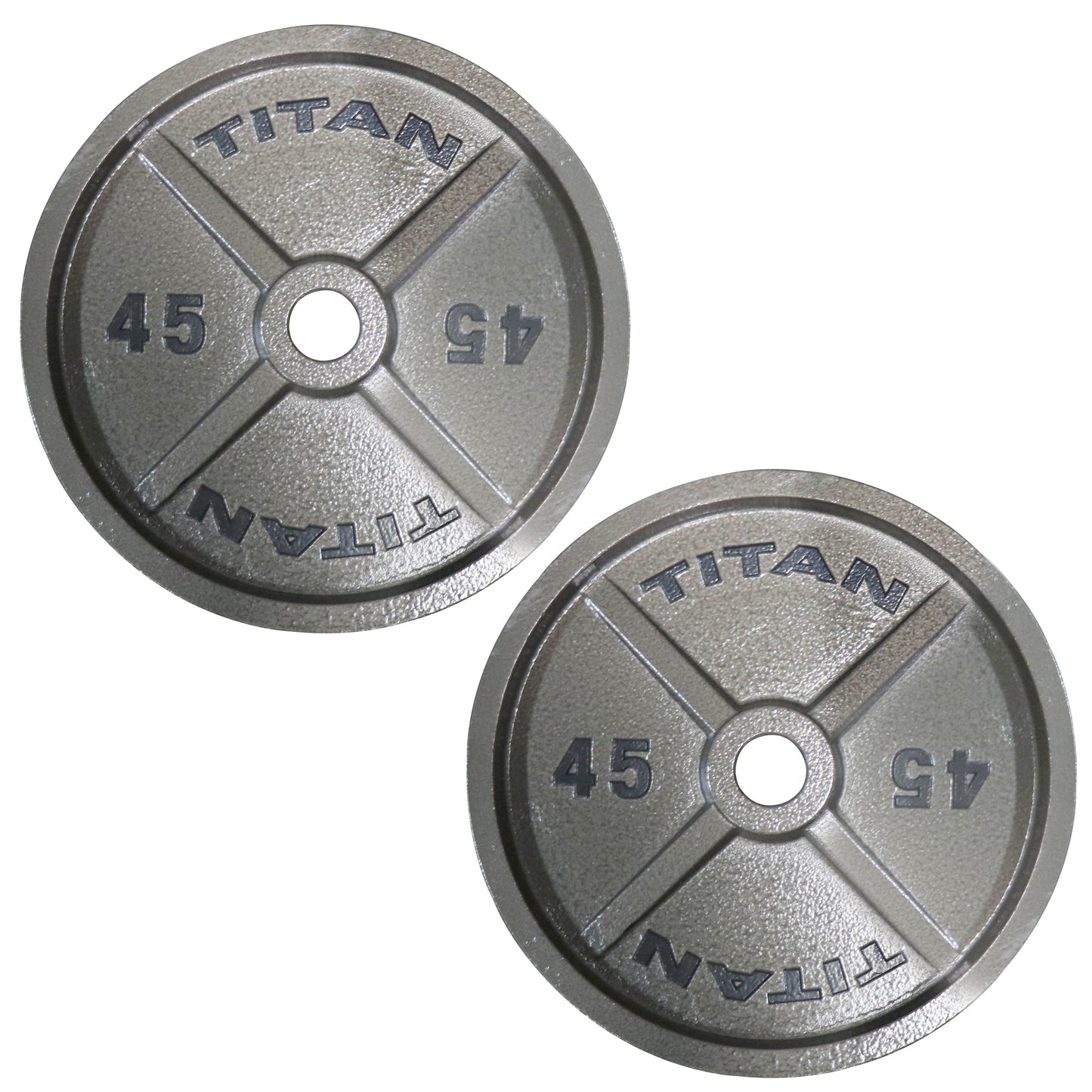 Scratch and Dent - 45 LB Cast Iron Plates - Pair - FINAL SALE - view 1