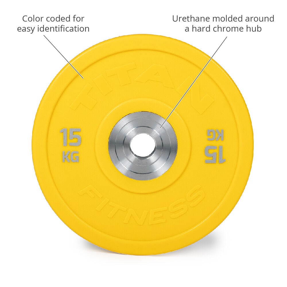 Scratch and Dent - Urethane Bumper Plate | Color | 15 KG Single - FINAL SALE - view 2