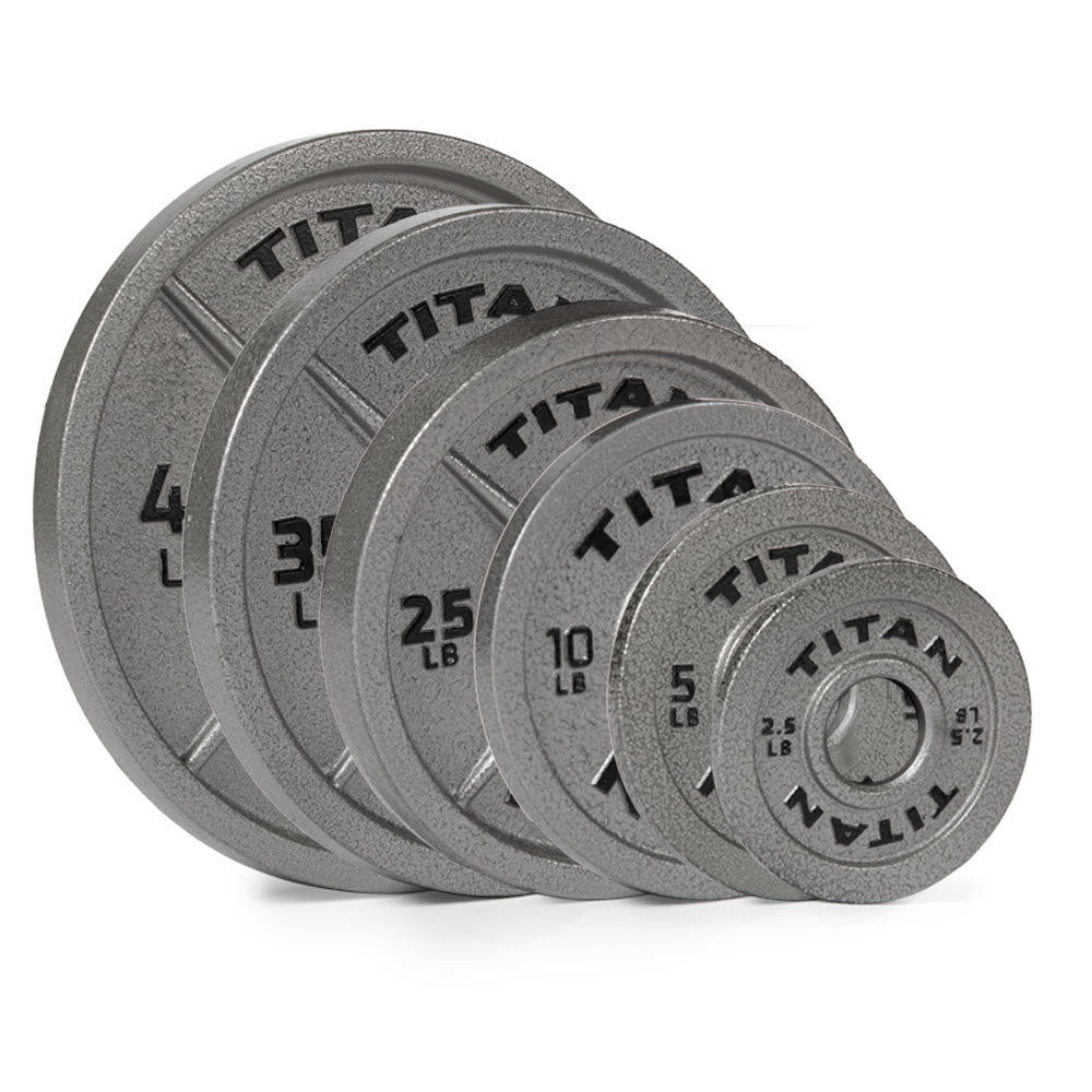 245 LB Cast Iron Olympic Plate Set - view 1