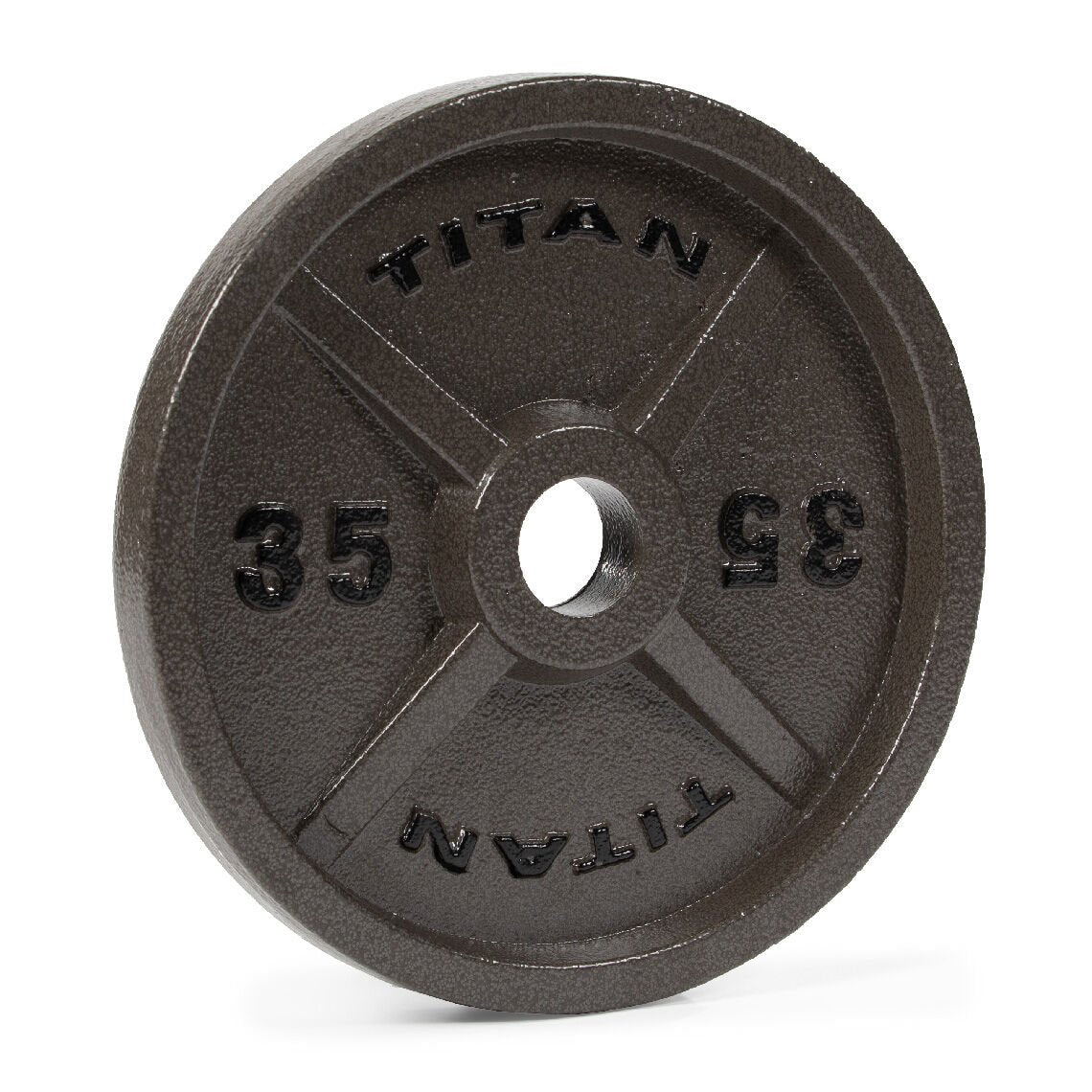 Scratch and Dent - Cast Iron Olympic Weight Plate | 35 LB Single - FINAL SALE - view 1