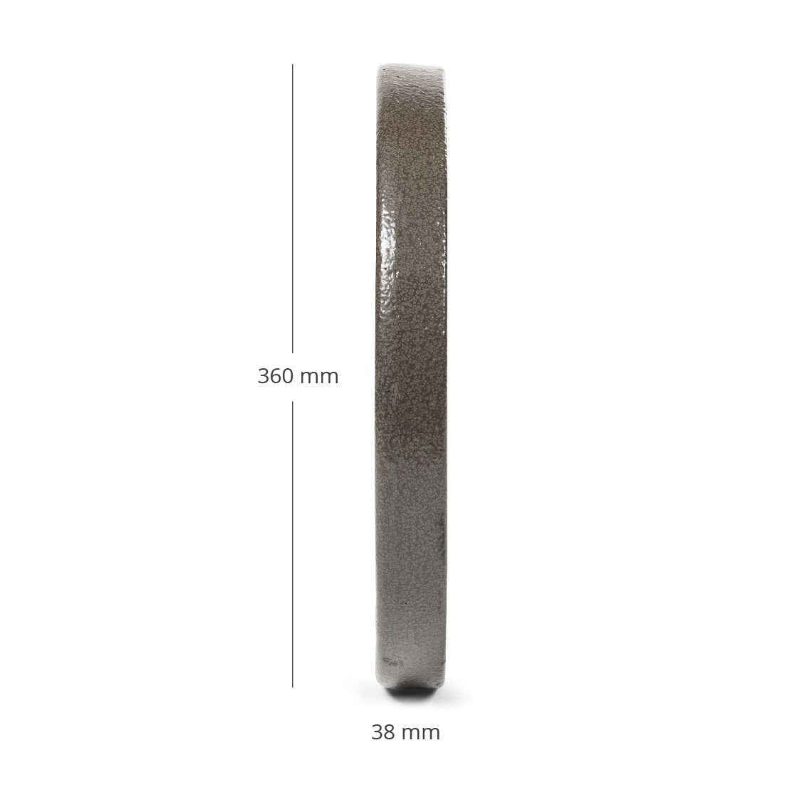 Scratch and Dent - Cast Iron Olympic Weight Plate | 35 LB Single - FINAL SALE - view 3
