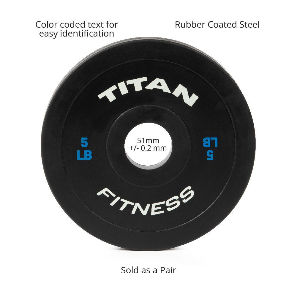 5 LB Pair Black Change Plates
