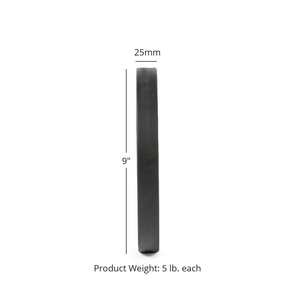 5 LB Pair Black Change Plates - view 4