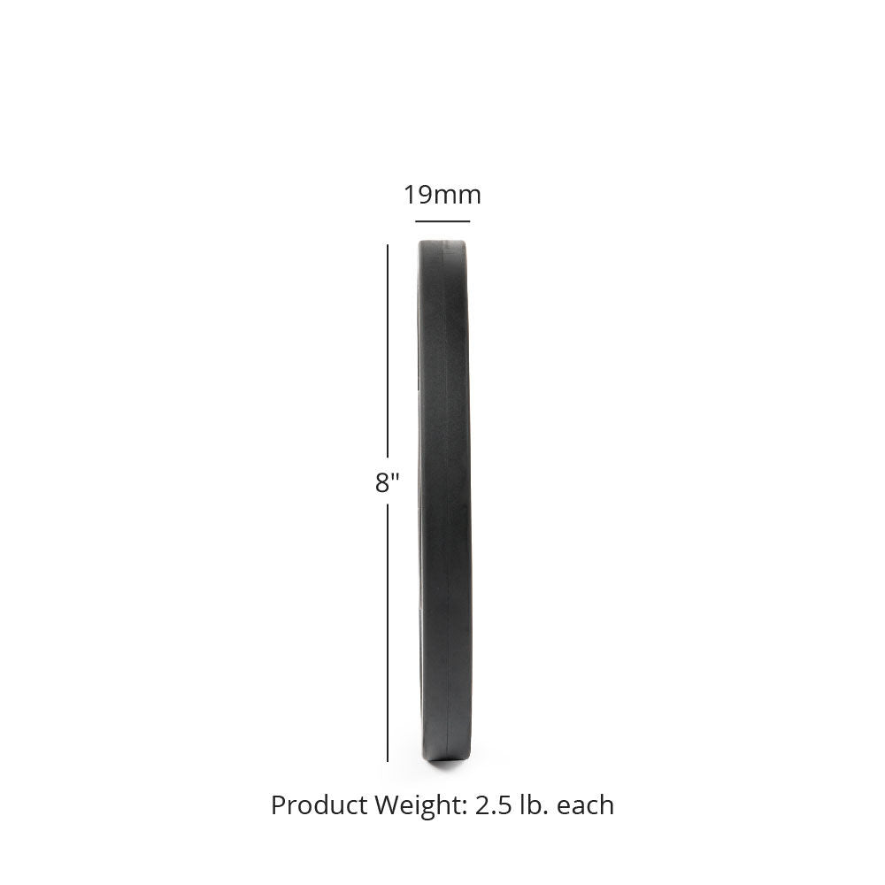 2.5 LB Pair Black Change Plates - view 4