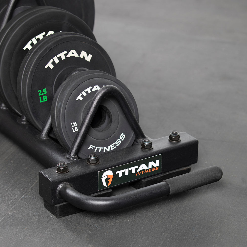 Horizontal Weight Plate Storage With Wheels - view 6