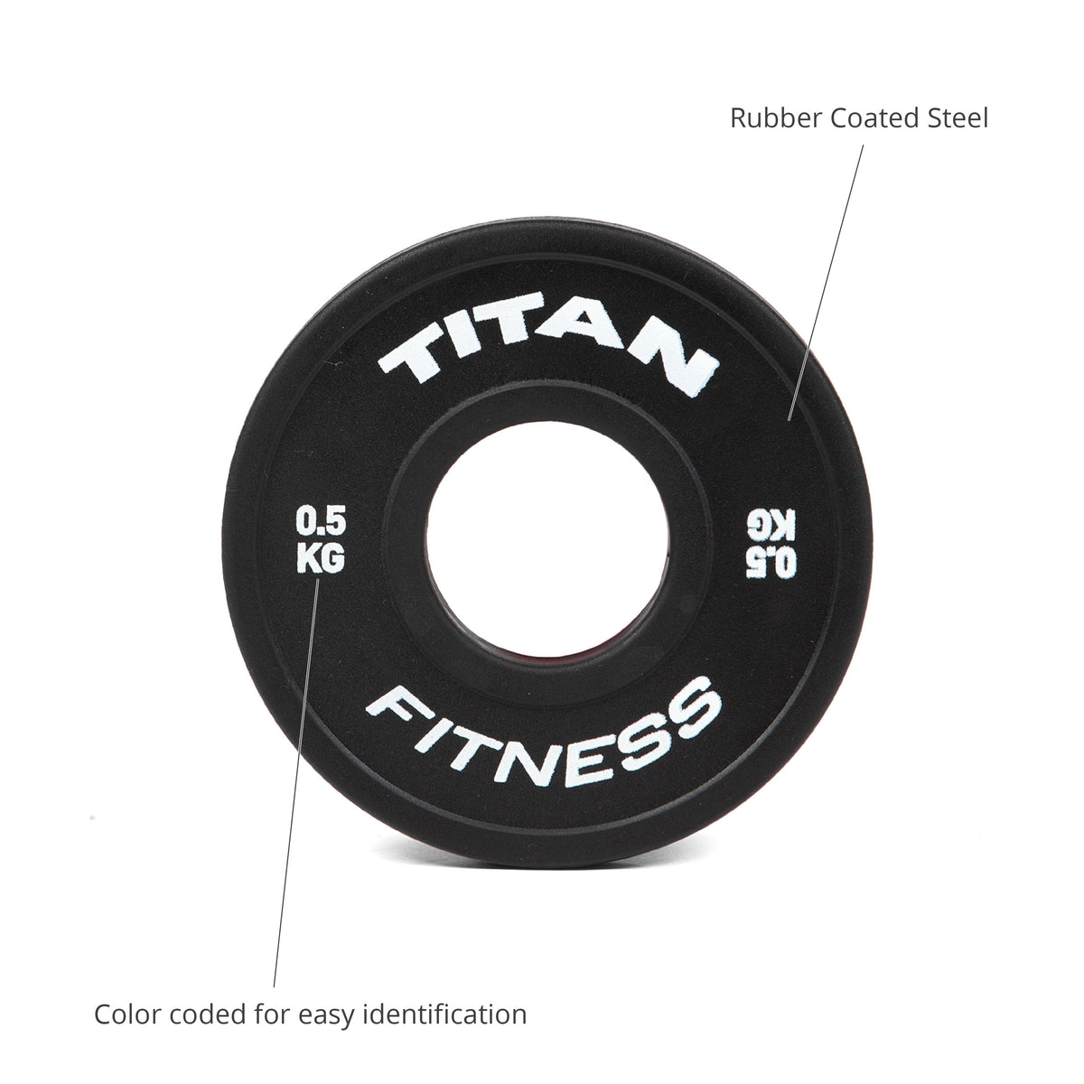 Scratch and Dent - Scratch and Dent - Pair of .5 KG Change Plates - FINAL SALE - FINAL SALE - view 3