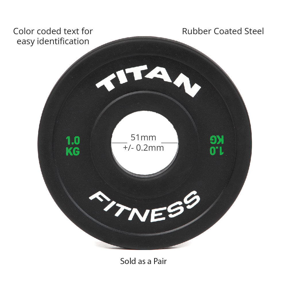 1 KG Pair Black Change Plates