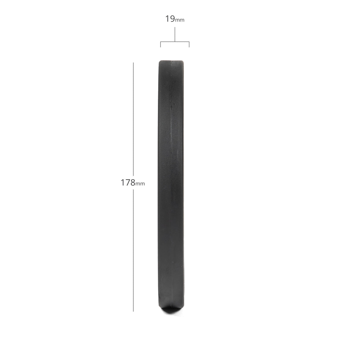 Scratch and Dent - 1.5 KG Pair Black Change Plates - FINAL SALE - view 2