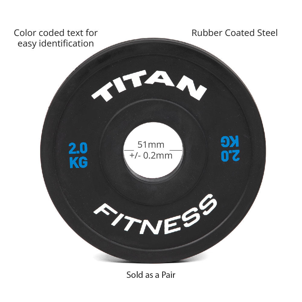 2 KG Pair Black Change Plates - view 3