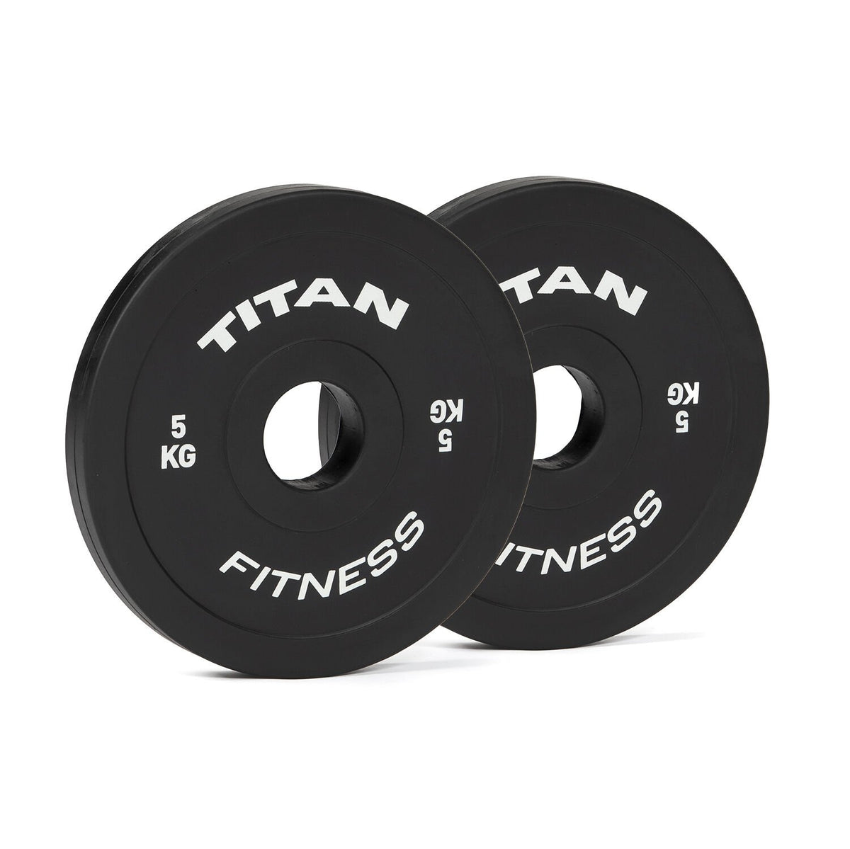 Scratch and Dent - 5 KG Pair Black Change Plates - FINAL SALE - view 1
