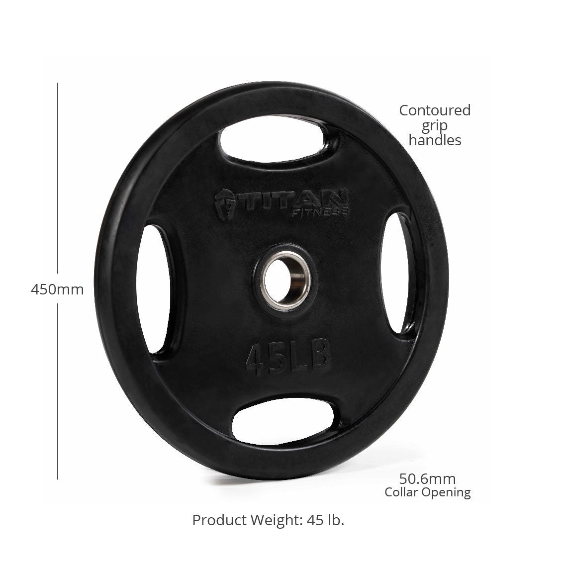45 LB Single Grip Plate - view 6