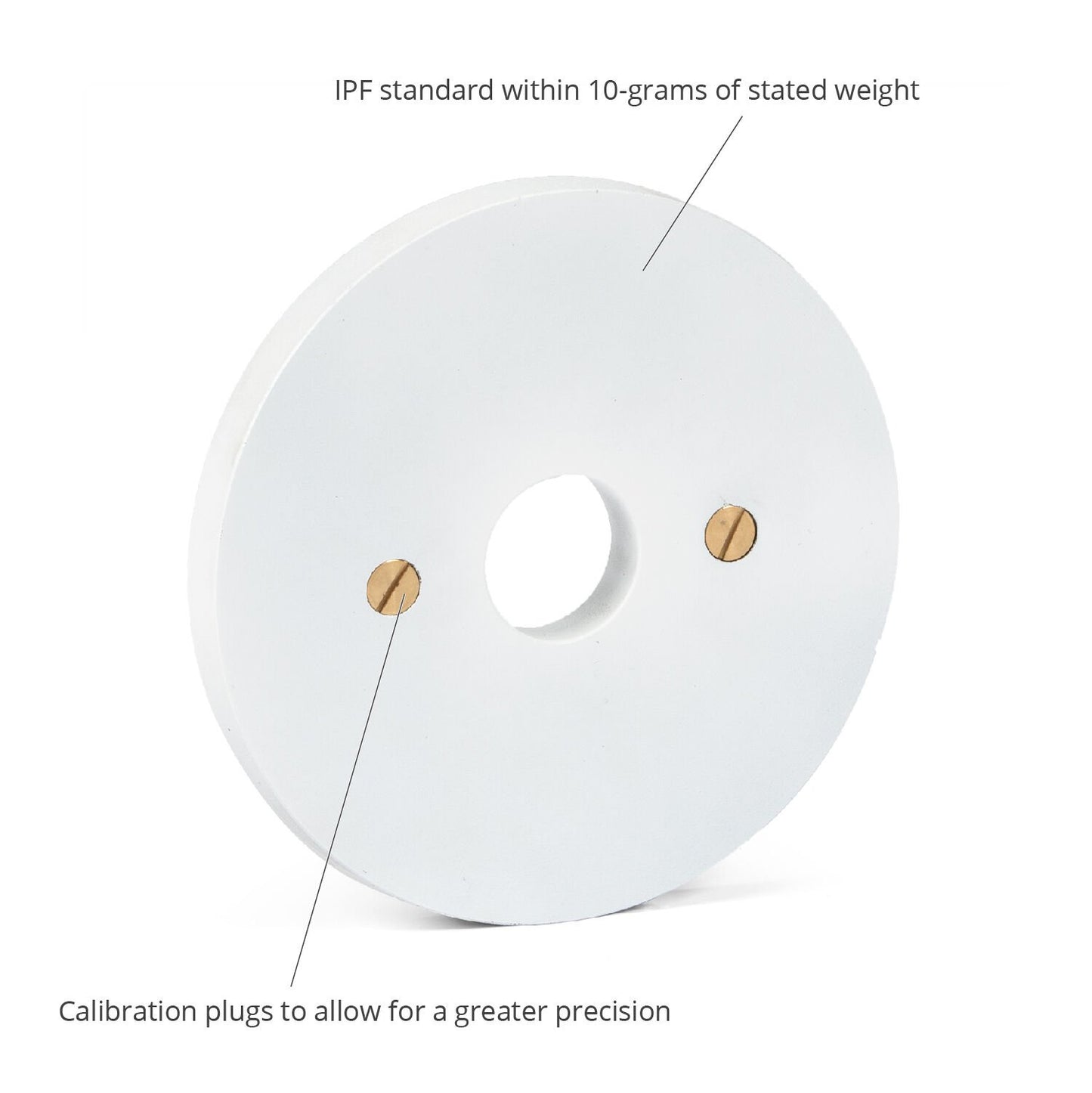 SCRATCH AND DENT - 5 KG Single Calibrated Steel Plate - FINAL SALE - view 2