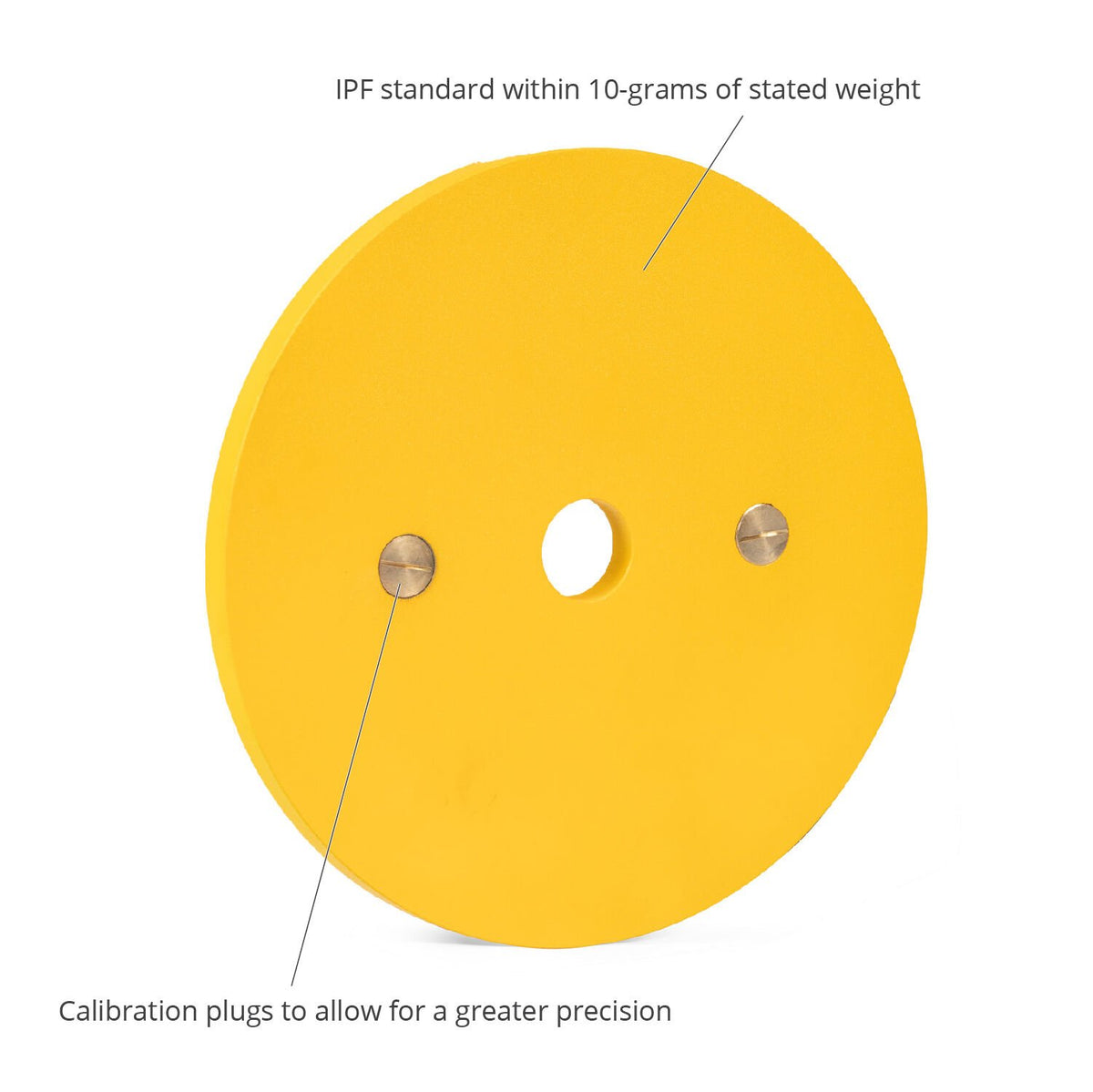 SCRATCH AND DENT - 15 KG Single Calibrated Steel Plate - FINAL SALE - view 3