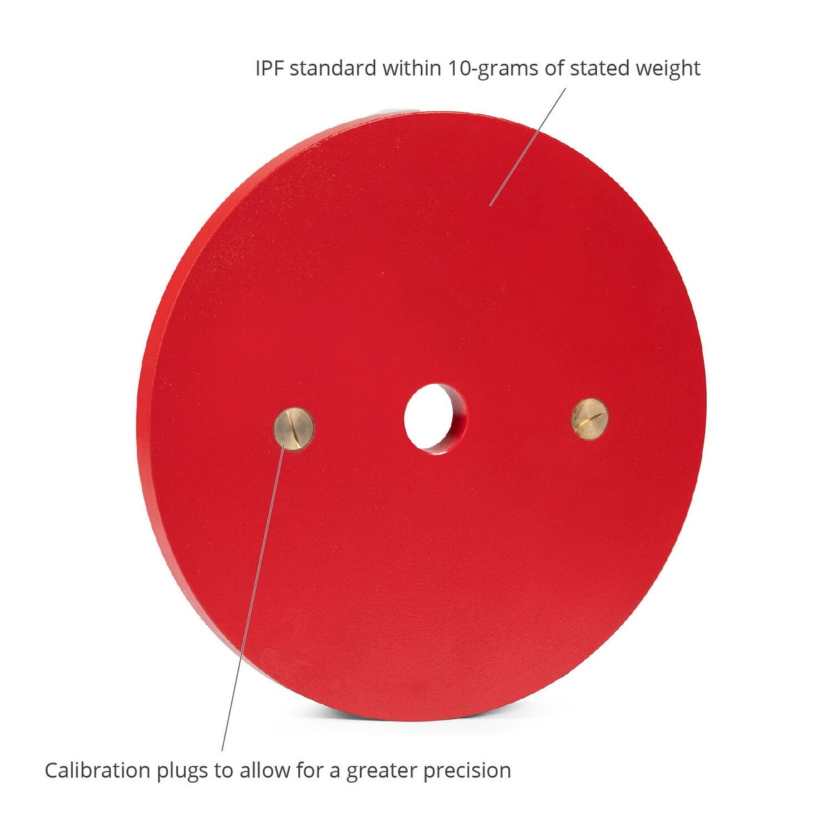 SCRATCH AND DENT - 25 KG Single Calibrated Steel Plate - FINAL SALE - view 2