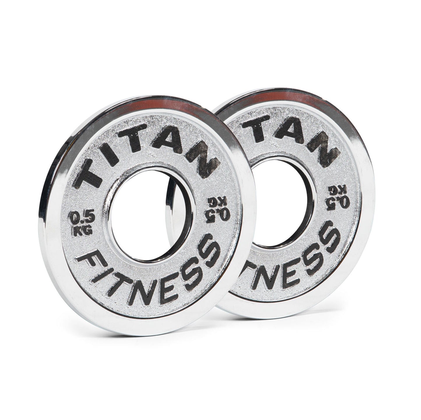 SCRATCH AND DENT - 0.5 KG Pair Calibrated Steel Plates - FINAL SALE - view 1