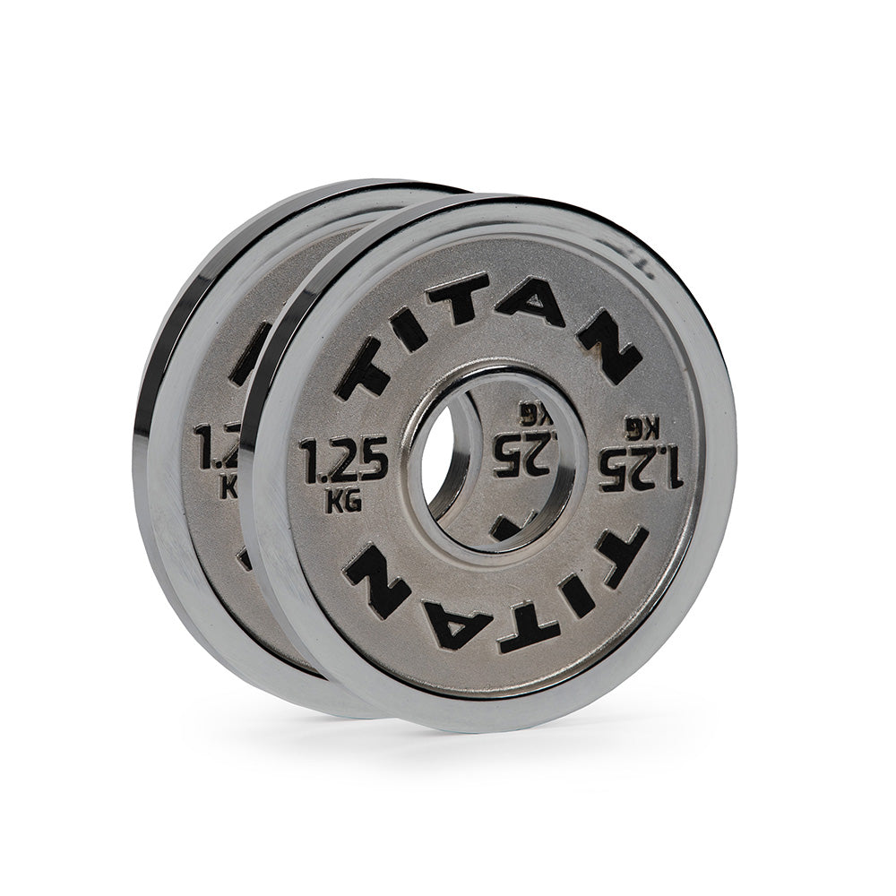 1.25 KG Pair Calibrated Steel Plates - view 1