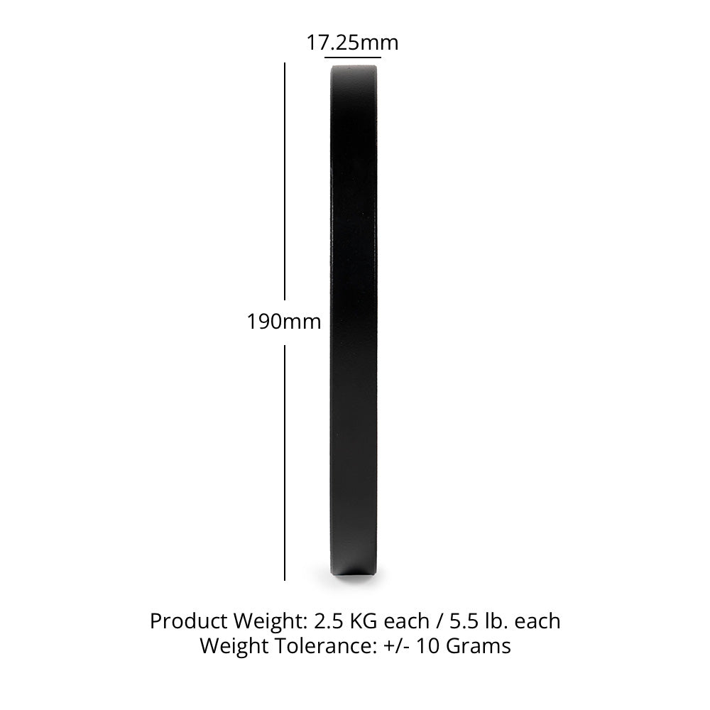 2.5 KG Pair Calibrated Steel Plates - view 6