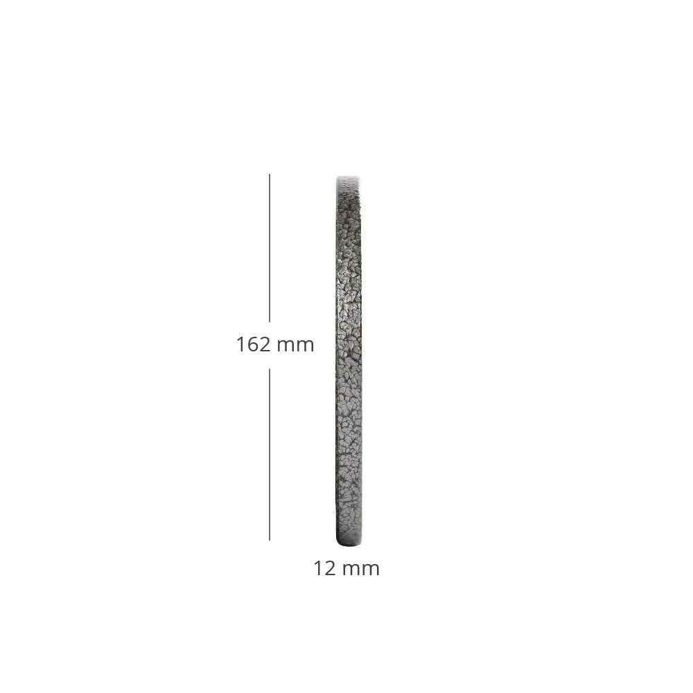 SCRATCH AND DENT - 2.5 LB Pair Silver Series Cast Iron Olympic Plates - FINAL SALE - view 2