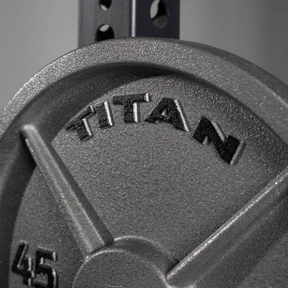 45 LB Single Cast Iron Olympic Plate - view 4