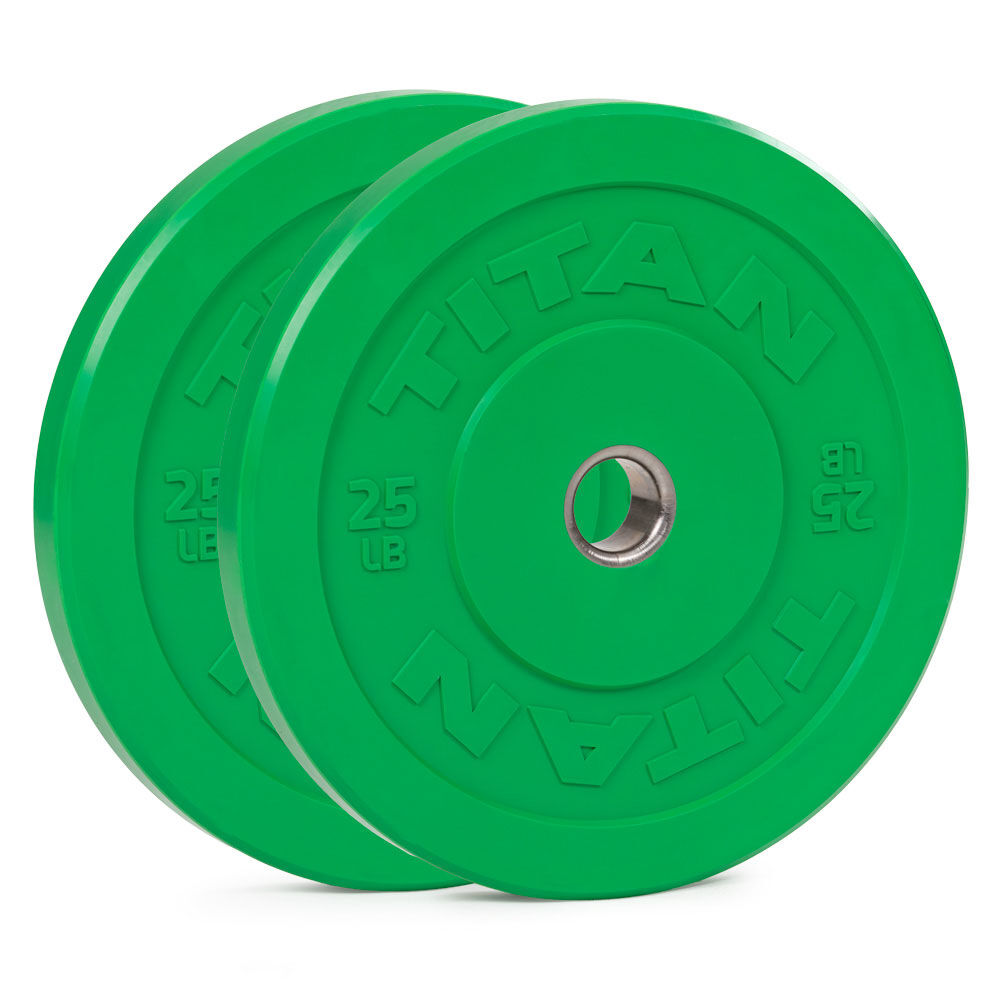SCRATCH AND DENT - 25 LB Pair Economy Color Bumper Plates - FINAL SALE - view 1