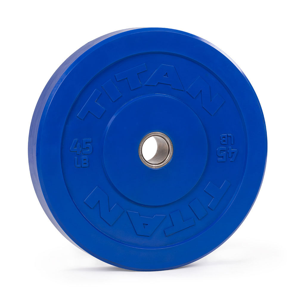 SCRATCH AND DENT - 45 LB Single Economy Color Bumper Plate - FINAL SALE - view 1