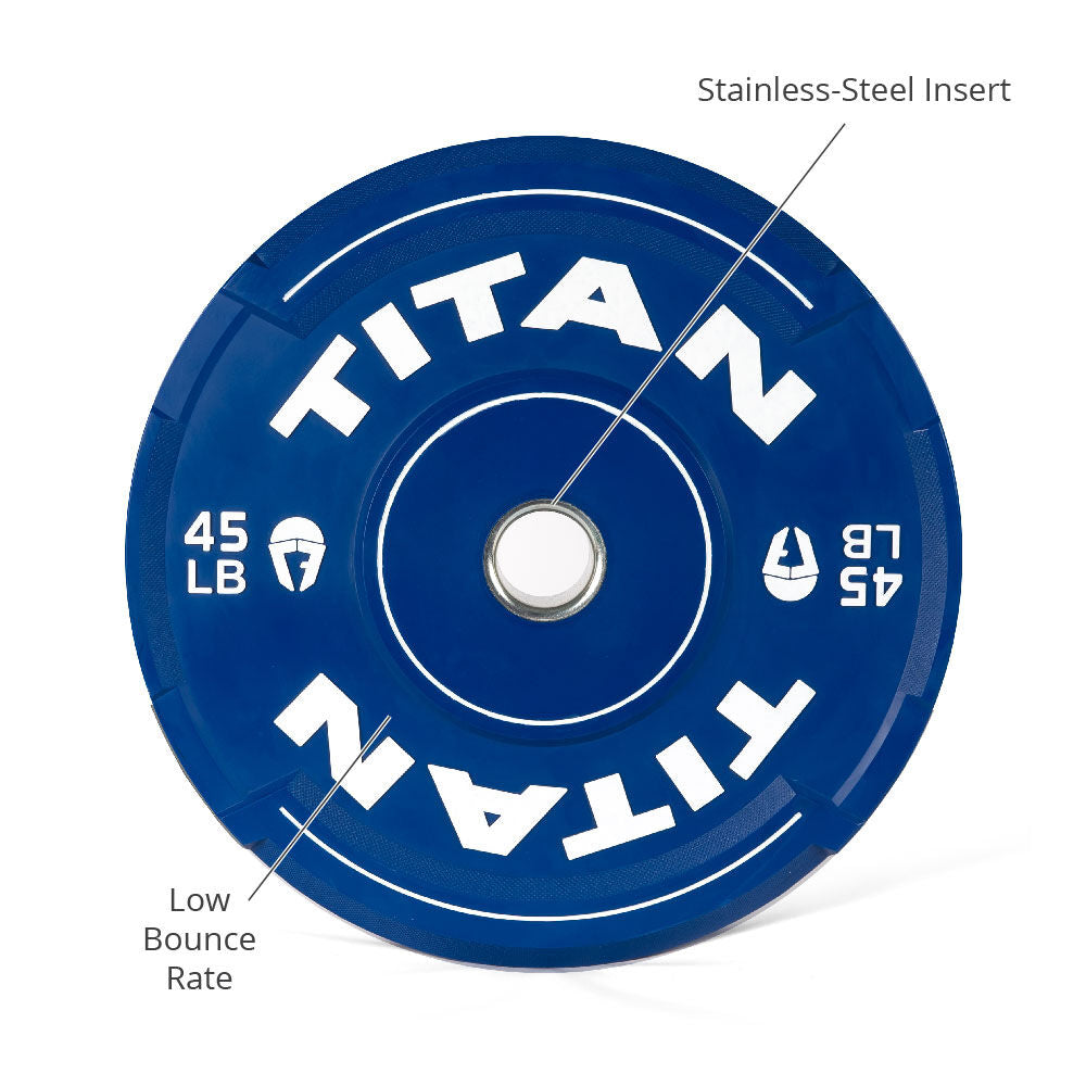 45 LB Single EZ-Grip Color Bumper Plate - view 9