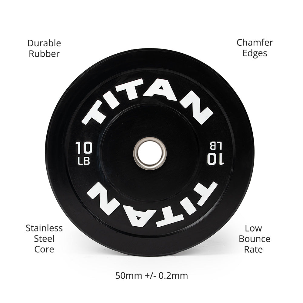 10 LB Pair Economy Bumper Plates - view 7