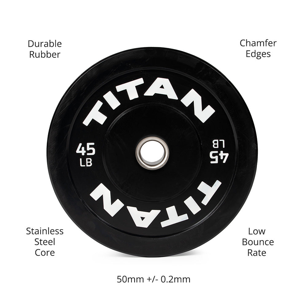 45 LB Single Economy Bumper Plate - view 7