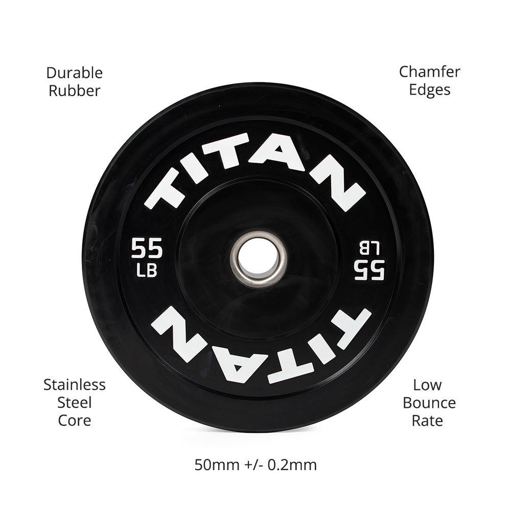 55 LB Single Economy Bumper Plate - view 7