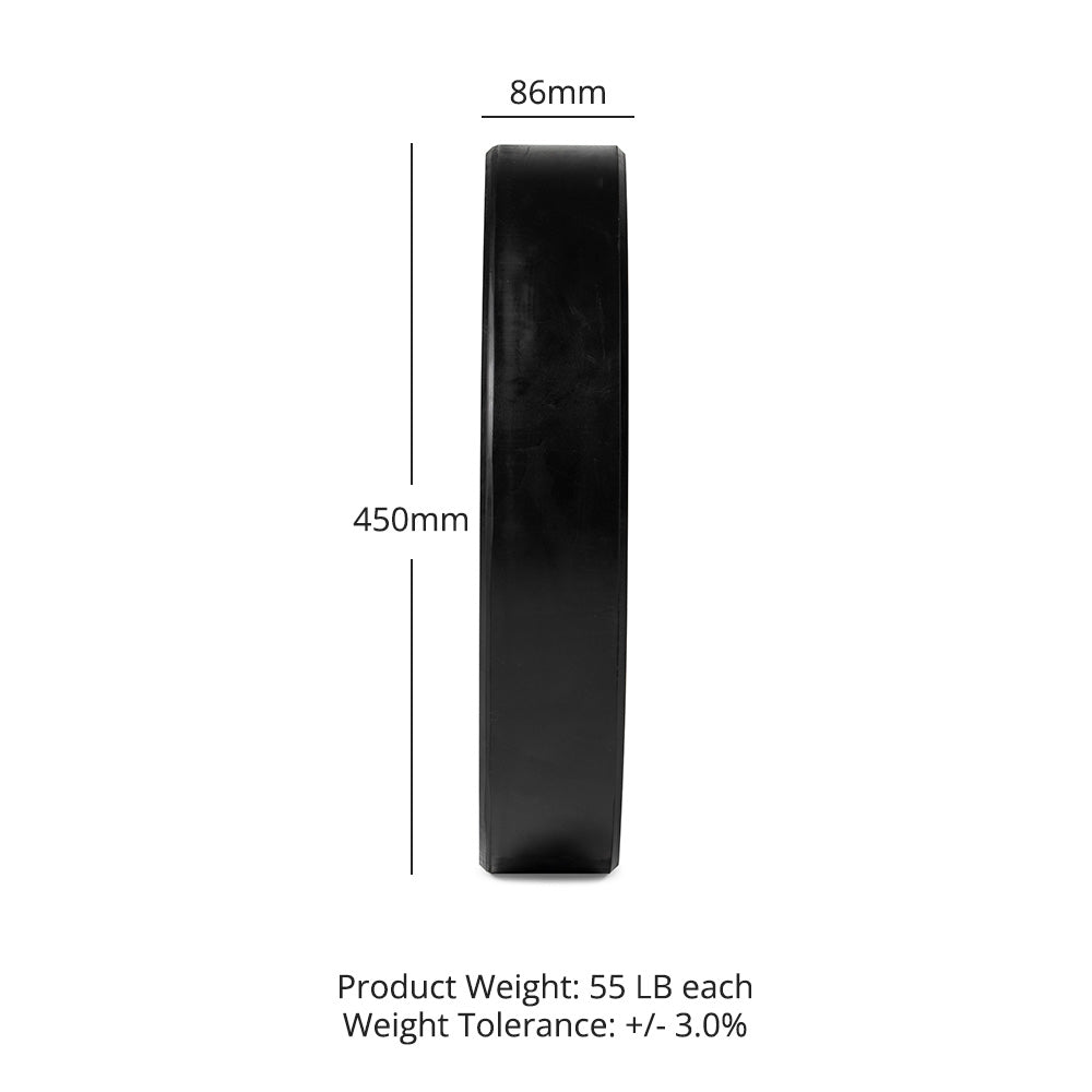 55 LB Single Economy Bumper Plate - view 8