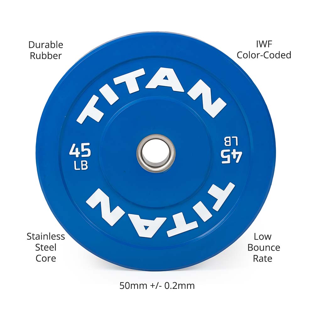 45 LB Single Economy Color Bumper Plate - view 2