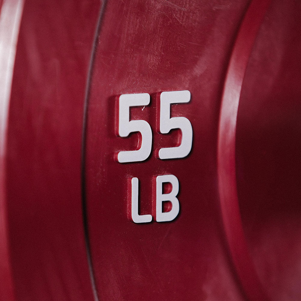 55 LB Single Economy Color Bumper Plate