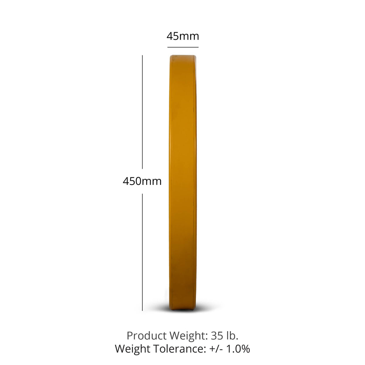 Scratch and Dent - 35 LB Single Elite Color Competition Plate - FINAL SALE - view 5