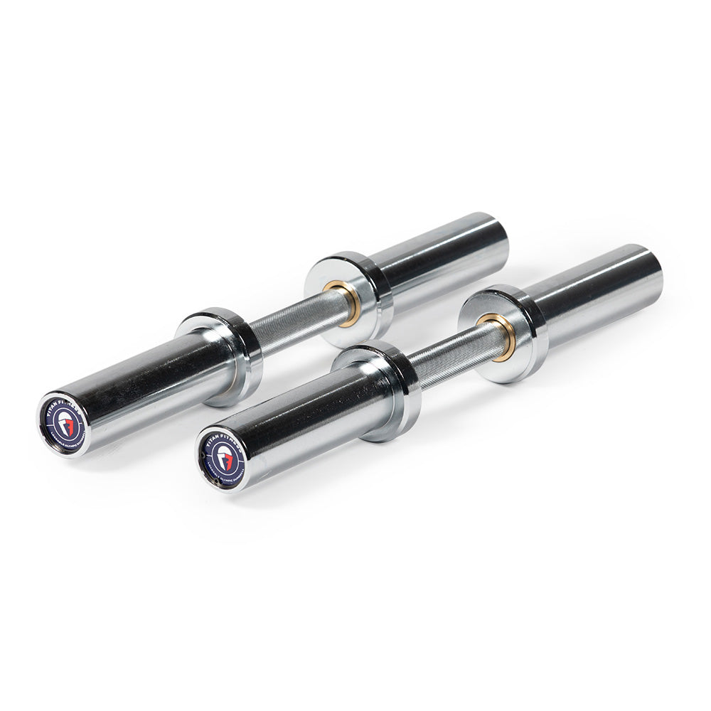 Loadable 20" Olympic Dumbbell Handles - Pair - view 1