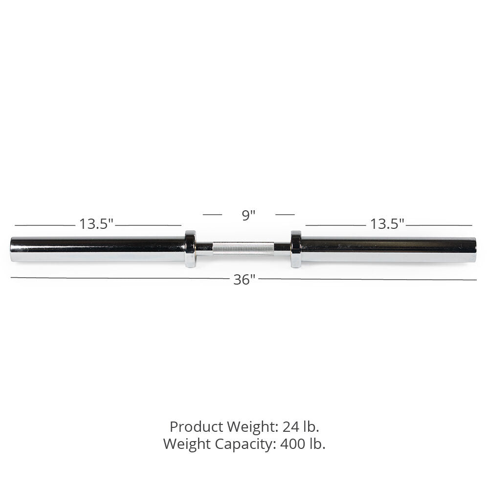 Loadable 36" Olympic Dumbbell Handle - Single - view 8