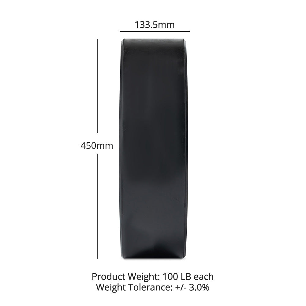 100 LB Single Economy Bumper Plate