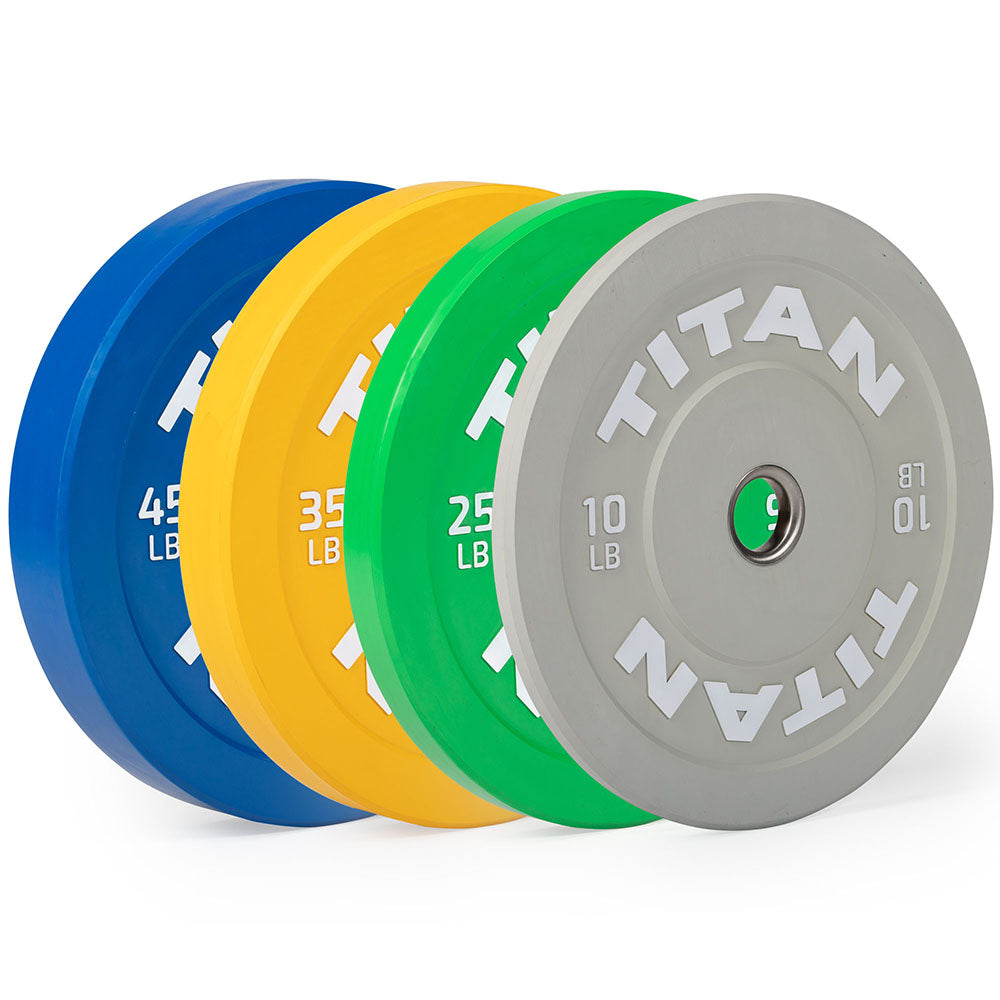 230 LB Set Economy Color Bumper Plates - view 1