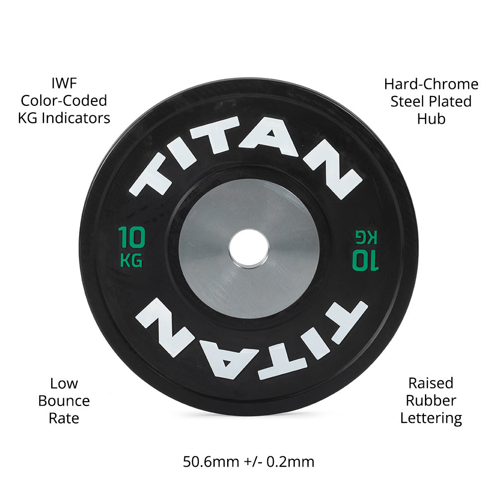 10 KG Pair Elite Bumper Plates