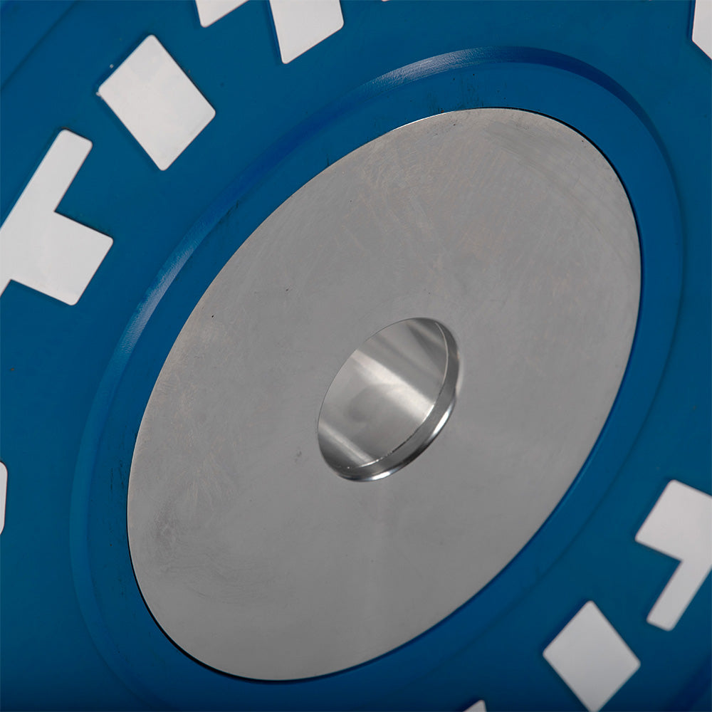 Scratch and Dent, 20 KG Blue Elite Color Olympic Bumper Plate - view 2