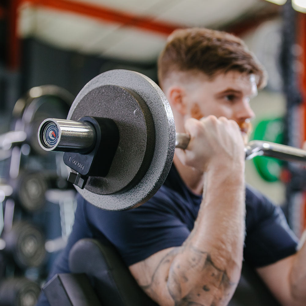 Performance Series Olympic EZ Curl Barbell - view 6