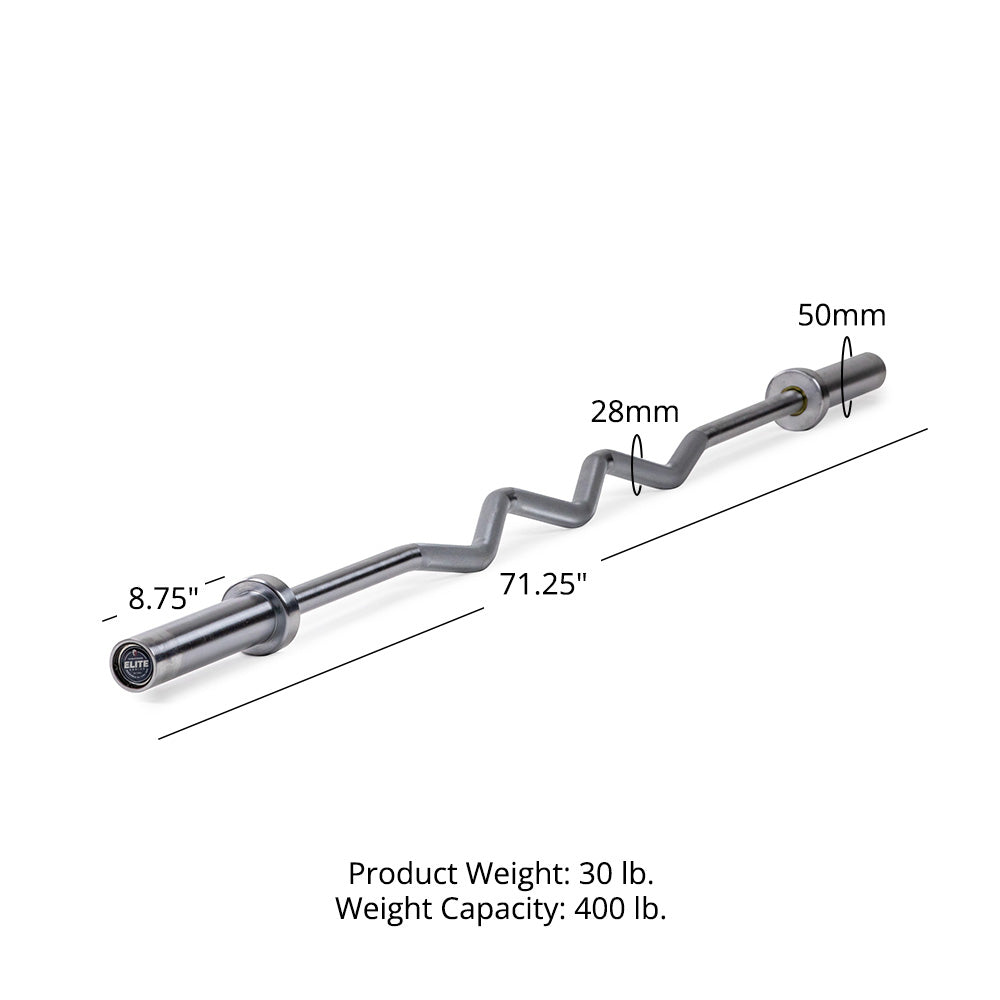 Elite Series Rackable EZ Curl Bar - view 10