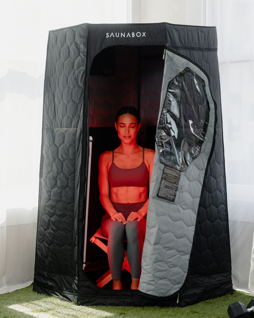 SaunaBox® Pulse PRO: Infrared Sauna with Red-light Therapy - view 2