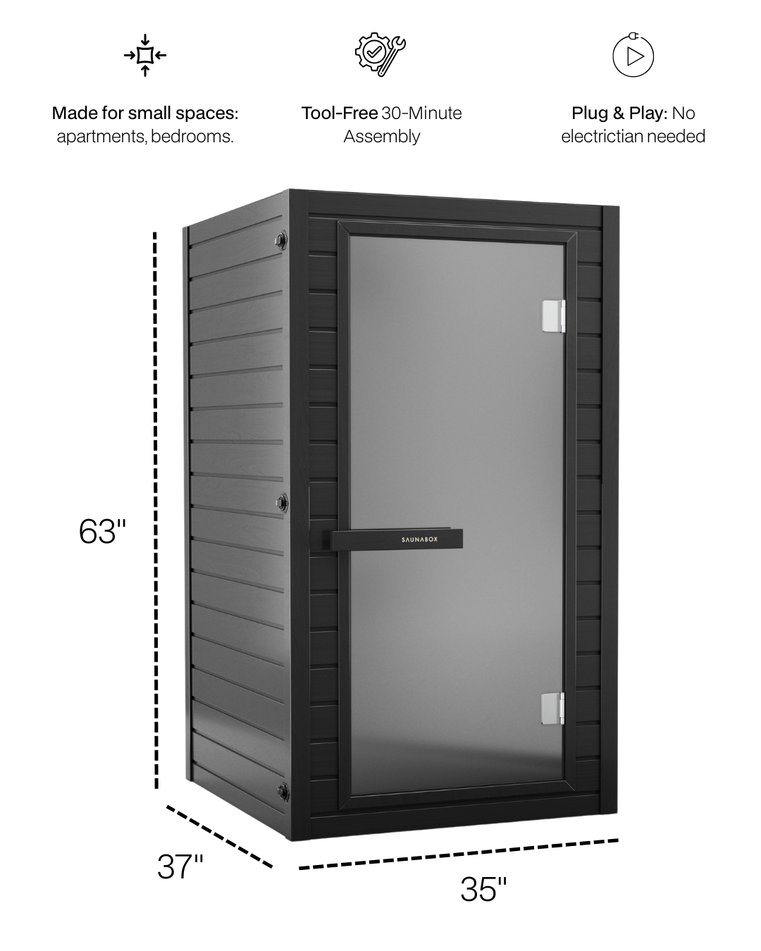 SaunaBox® Solara: Full Spectrum Infrared Sauna - view 26
