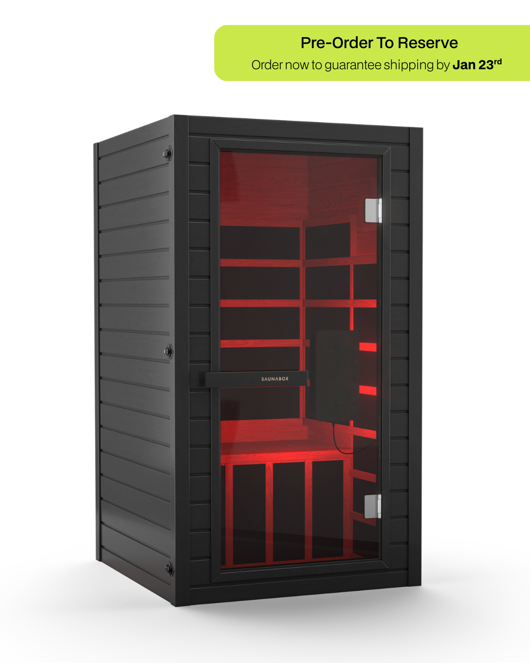 SaunaBox® Solara: Full Spectrum Infrared Sauna - view 1