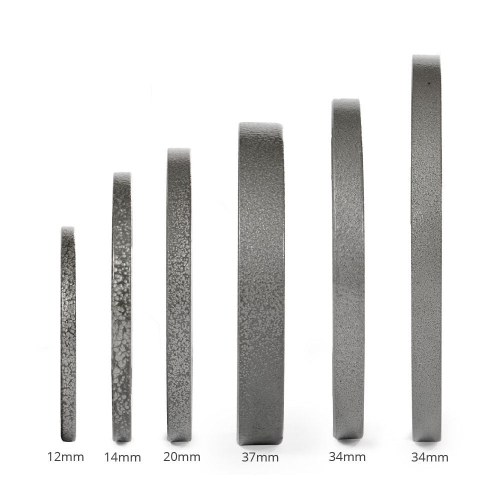 SCRATCH AND DENT - 245 LB Set Cast Iron Olympic Plates - FINAL SALE - view 3